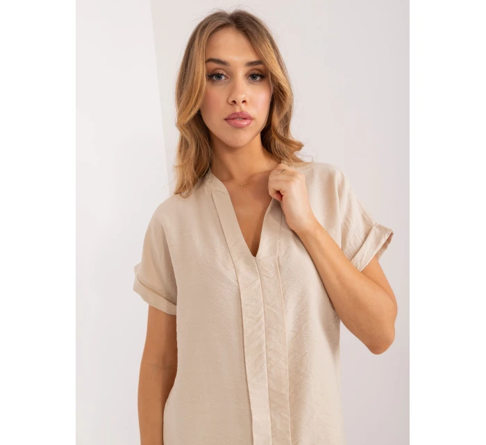 Bluzka model 21786304 beżowy - FPrice