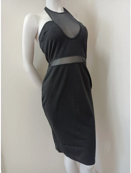 Dámske sexy šaty 19187 čierne - Koucla