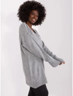Sveter BA SW 0577.36X sivý - FPrice