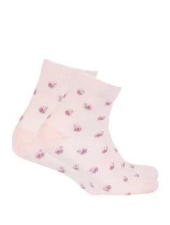 TENKÉ PONOŽKY FARBA 2-6 ROKOV DIEVČATÁ RUŽOVÁ 24-26