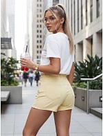 Dámska sukňa-šortky SUMERLUXE žltá FashionStreet SY0337 Dámska sukňa-šortky SUMERLUXE žltá FashionStreet SY0337