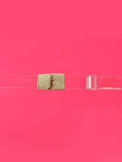 Jednoradový transparentný pásik znižujúce zapínanie Julimex BA 05