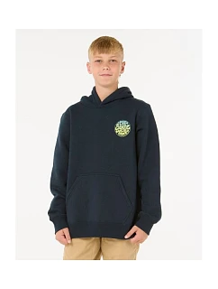 Mikina RIP CURL Wetsuit Icon Hood-Kid, tmavomodrá