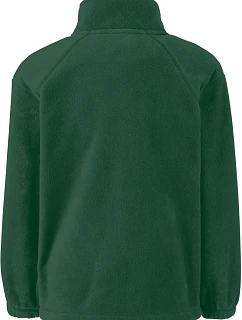 Fruit of the Loom Kids Outdoor Fleece Detská fleecová bunda 16.2511 fľašovo zelená