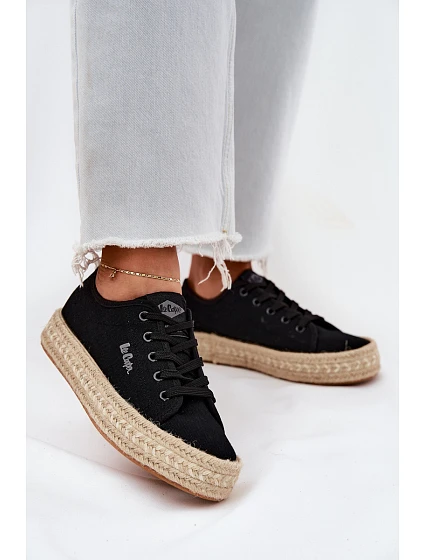 Dámské Tenisky S Pletením model 21694050 Černé - Lee Cooper Dámské Tenisky S Pletením model 21694050 Černé - Lee Cooper