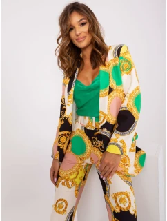 DHJ MA 15621B bunda.02 čierna a béžová