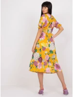 Šaty LK SK 507564.36P tmavo žltá
