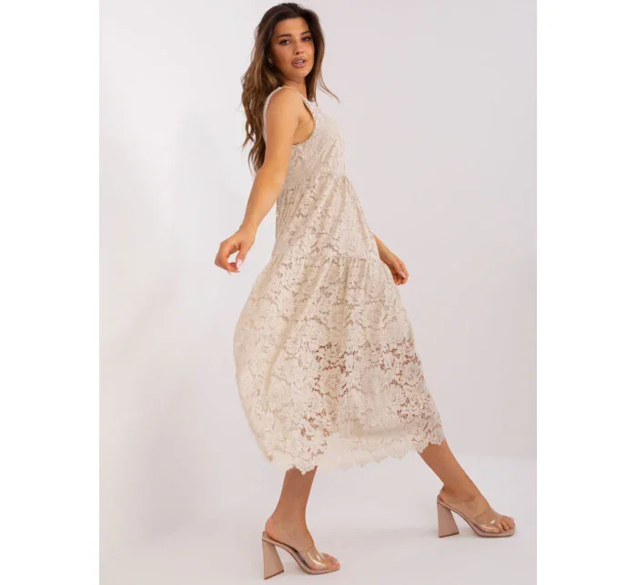 TW SK BI 8246 šaty.37X béžová