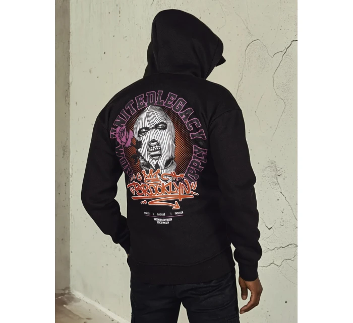 Pánská mikina s potiskem černá Dstreet model 21975443 - FashionStreet