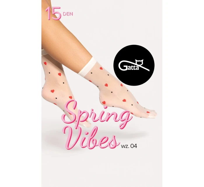 Ponožky Gatta Spring Vibes wz.04 15 den Ponožky Gatta Spring Vibes wz.04 15 den