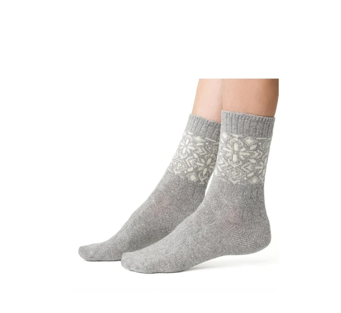 Ponožky Steven art.093 Vzor Vlnené dámske 35-40