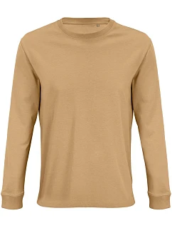 SOL'S Pioneer LSL Tričko s dlouhým rukávem z bio bavlny model 22522774 dark beige
