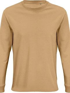 SOL'S Pioneer LSL Tričko s dlouhým rukávem z bio bavlny model 22522774 dark beige