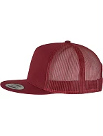 6006 5 panelová Trucker kšiltovka model 22482340 maroon - Flexfit