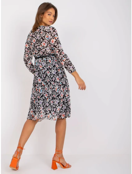 Šaty DHJ SK 10536A 1.80 čiernobielych Šaty DHJ SK 10536A 1.80 čiernobielych