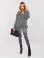 Sweter IN SW model 21782305 ciemny szary - FPrice