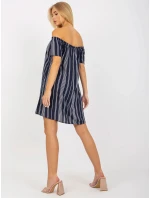 Dámske šaty D73771M30145I tmavomodré - Fresh Made