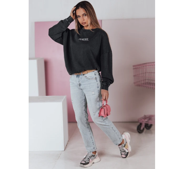 Dámska mikina HALOAURA graphite FashionStreet BY1347