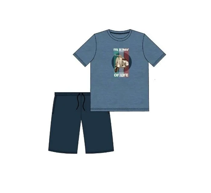 Cornette F&Y Boy pyžamo 500/49 Scooter w/r 164-188 Cornette F&Y Boy pyžamo 500/49 Scooter w/r 164-188