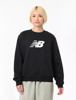 New Balance Sport Fleece Logo Crew Bk W WT43526BK