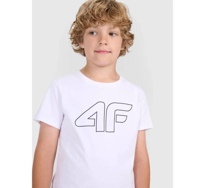 Chlapecké tričko s potiskem Junior model 21431808 - 4F Chlapecké tričko s potiskem Junior model 21431808 - 4F