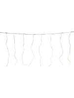 VIANOČNÉ STROMČEKY VONKAJŠIE/VNÚTORNÉ SVETELNÉ ZÁVESY 120 LED 300X60CM S DIAĽKOVÝM OVLÁDANÍM TEPLÁ BIELA