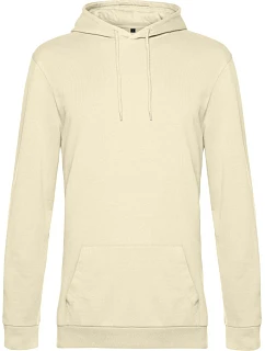 B&C #Hoodie Pánska mikina s kapucňou 01.U03W bledožltá
