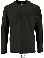 SOL'S Imperial LSL Men Pánske tričko s dlhým rukávom 25.2074 deep black