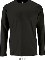 SOL'S Imperial LSL Men Pánske tričko s dlhým rukávom 25.2074 deep black
