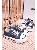 Dětské Klasické Tenisky Nízké BIG STAR model 21545373 Tmavě Modré - Big Star Shoes Dětské Klasické Tenisky Nízké BIG STAR model 21545373 Tmavě Modré - Big Star Shoes