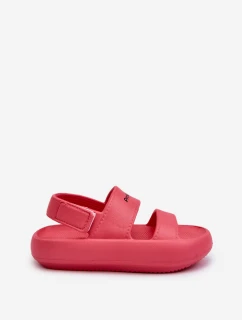 Lehké Pěnové Sandály Na Suchý Zip  Růžové model 21658659 - Boto