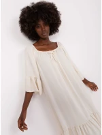 Sukienka DHJ SK model 18729916 jasny beżowy - FPrice