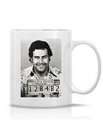 PABLO ESCOBAR - klasický biely keramický hrnček 300 ml PABLO ESCOBAR - klasický biely keramický hrnček 300 ml