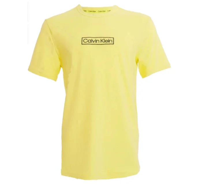 Pánske tričko s krátkym rukávom NM2268E ZJB žltá - Calvin Klein Pánske tričko s krátkym rukávom NM2268E ZJB žltá - Calvin Klein