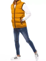 Pánská prošívaná žlutá vesta Dstreet model 21964772 - FashionStreet