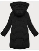 Černá dámská bunda pro přechodné období s kapucí model 20617018 - LHD Černá dámská bunda pro přechodné období s kapucí model 20617018 - LHD