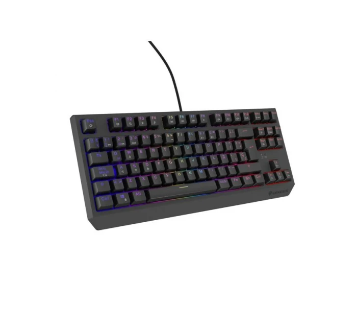 GENESIS Thor 230 TKL Herná USB QWERTY klávesnica Španielska čierna