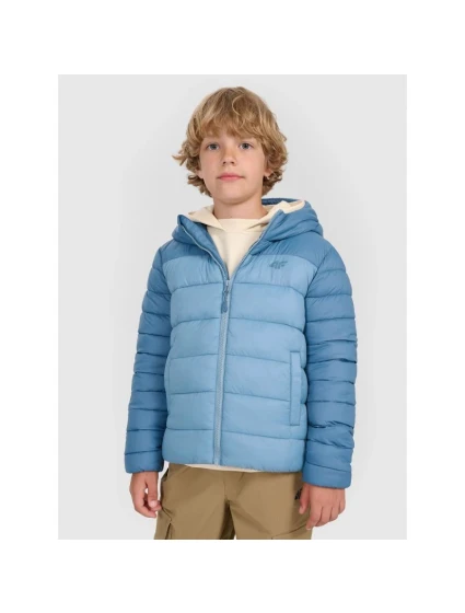Chlapčenská páperová bunda so syntetickou výplňou 4F 4FJRAW25TDJAM0770-32S Chlapčenská páperová bunda so syntetickou výplňou 4F 4FJRAW25TDJAM0770-32S