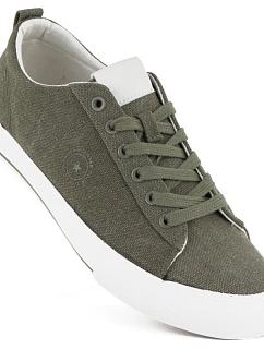 Pánské textilní tenisky zelené model 22060623 - Big Star