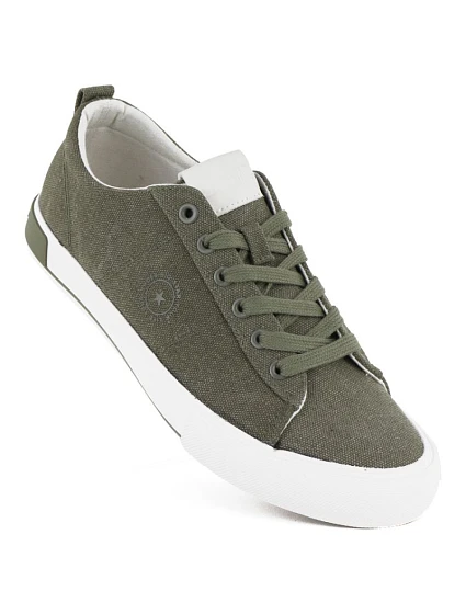 Pánske textilné tenisky zelené Big Star TT174292