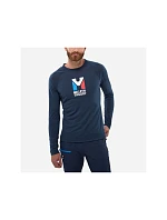Pánské tričko MILLET Trilogy Wool Ts Ls M, tmavě modré Pánské tričko MILLET Trilogy Wool Ts Ls M, tmavě modré