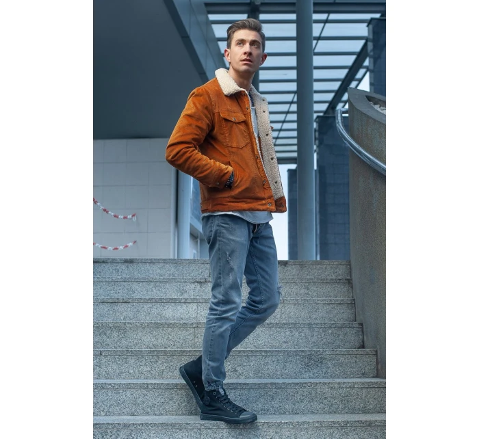 Męskie Klasyczne Wysokie Trampki BIG STAR FF174550 Czarne