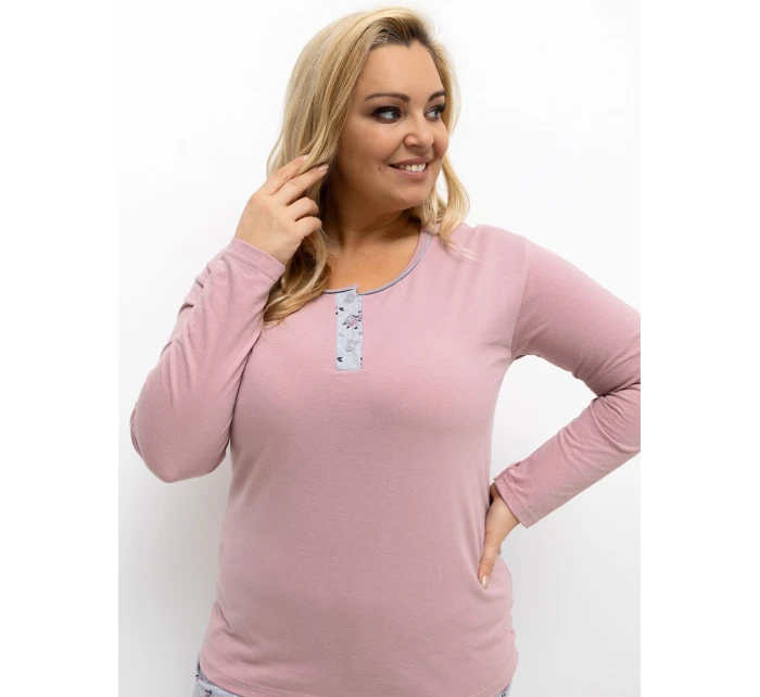 DU PI FP 501.22 tmavoružové pyžamo