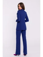 S370 Kvetinová bunda - modrá