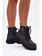 Topánky so širokou podrážkou model 222950 Vykročte štýlovo