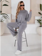 Dámská tepláková souprava světle šedá Dstreet model 21970943 - FashionStreet Dámská tepláková souprava světle šedá Dstreet model 21970943 - FashionStreet