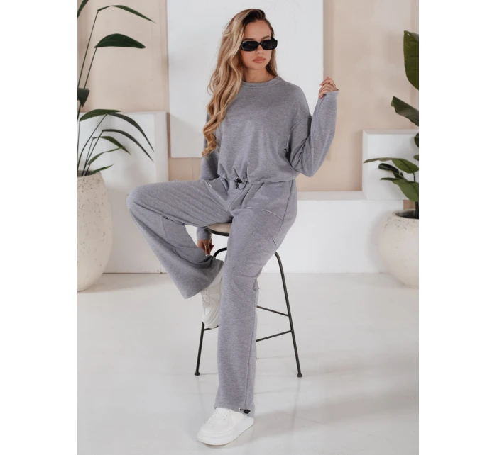 Dámská tepláková souprava světle šedá Dstreet model 21970943 - FashionStreet Dámská tepláková souprava světle šedá Dstreet model 21970943 - FashionStreet