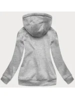 Šedá dámská tepláková mikina model 15817376 - J.STYLE