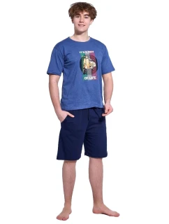 Chlapčenské pyžamo 500/49 Scooter - CORNETTE