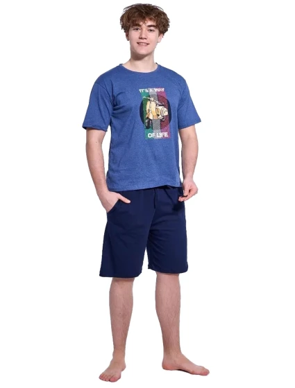 Chlapčenské pyžamo 500/49 Scooter - CORNETTE Chlapčenské pyžamo 500/49 Scooter - CORNETTE